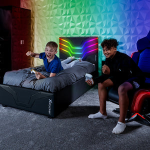 Cosmos RGB Ottoman Gaming Stauraumbett mit RGB-Beleuchtung für Kinder & Jugendliche