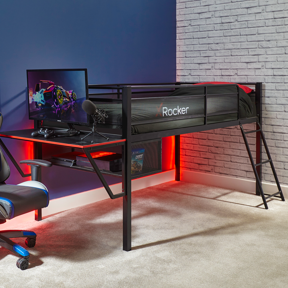 Sanctum Gaming Etagenbett mit Schreibtisch