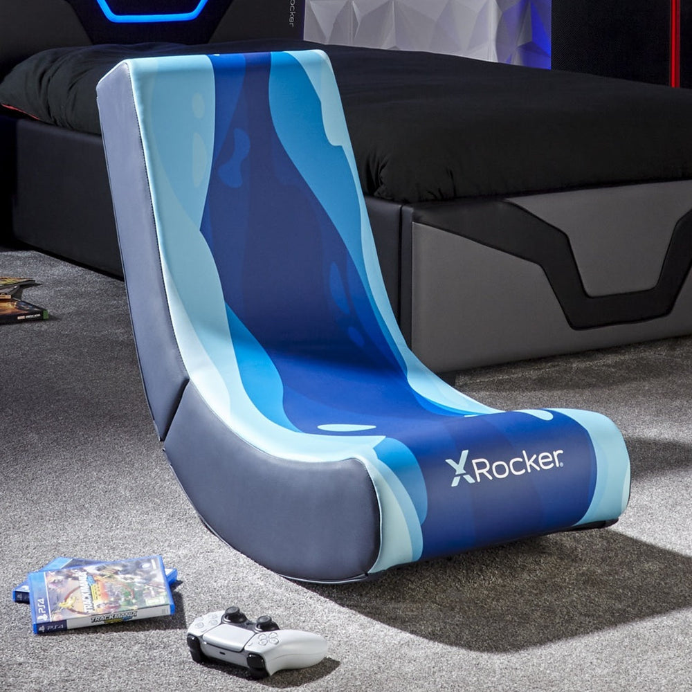 Video Rocker Gaming Bodensessel - Lava Blau