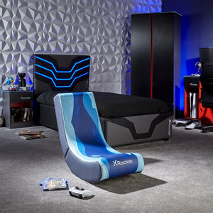 Video Rocker Gaming Bodensessel - Lava Blau