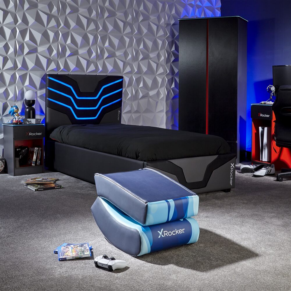 Video Rocker Gaming Bodensessel - Lava Blau